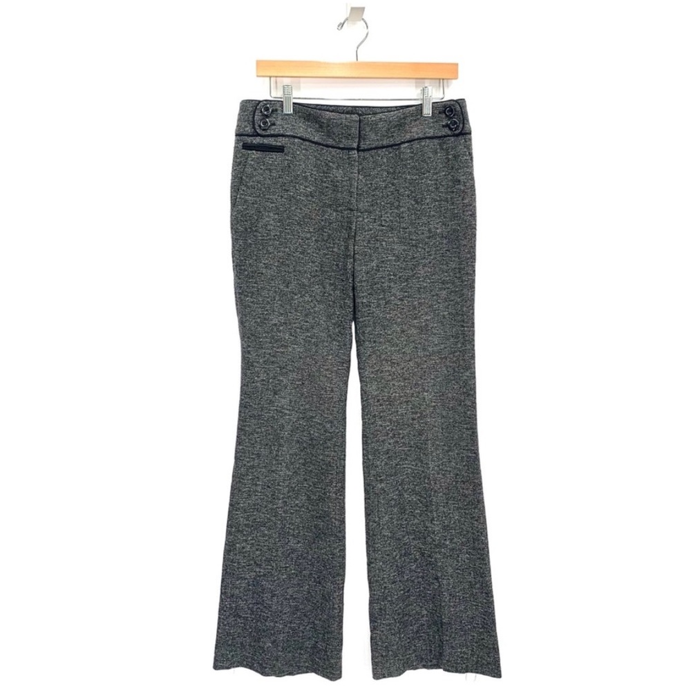 Classiques Entier Gray Wool Blend Wider Leg Dress Pants Slacks Trousers Size 8